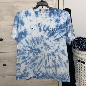 tie dye seaside shirt